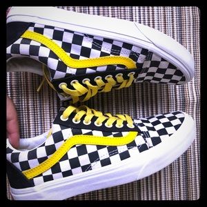 Custom Checkered Vans